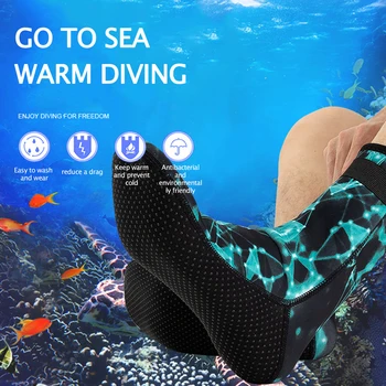 Plávanie Šnorchlovanie Unisex Ponožky Zimné Teplou Termálnou Pláži Ponožka Neoprénová Proti Sklzu Nositeľné Prenosný Ľahký pre Mužov, Ženy
