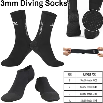 3 MM Potápanie Ponožky Proti Sklzu Unisex Potápanie, Surfovanie, Neoprénové Topánky Pláži Ponožka, Vodné športy, Tenisky Plávanie Topánky Potápačské Vybavenie