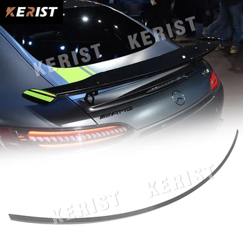 Carbon Fiber Zadný Kufor Spojler Splitter Pre Mercedes-Benz Amg GTR Kupé 2018 2019 2020 2021 Pro Štýl