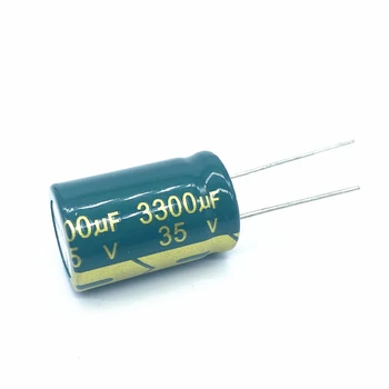 4pcs/veľa Low ESR/Impedancia vysoká frekvencia 35v 3300UF hliníkové elektrolytický kondenzátor veľkosť 16*25 3300UF35V 20%