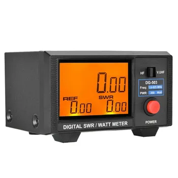 Origianl NISSEI DG-503 1.8-525Mhz Krátke Vlny UV Stojatej Vlny Meter Power Meter SWR Digital Power Meter DG503 pre obojsmerné Rádiové