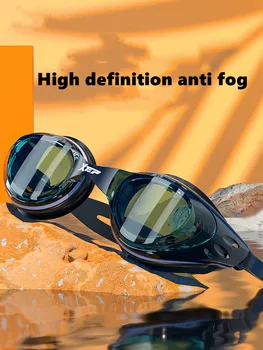 Plávanie Okuliare, Anti-Fog UV Ochrany Plávanie Okuliare Profesionálne Silikónové Plavecké Okuliare Pre Mužov a ženy