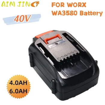 40V Pre Worx WA3580 4000mAh/6000mAh WG180 WG280 WG380 WG580 Výmena Lítiovej Batérie