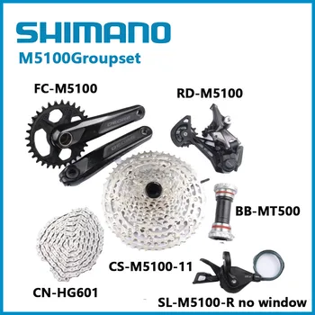 Shimano M5100 1x11s Nastaviť MTB Horský Jazda na Bicykli Kuky M5100 170 32T Shifter Právo M5100 Prehadzovačka BB
