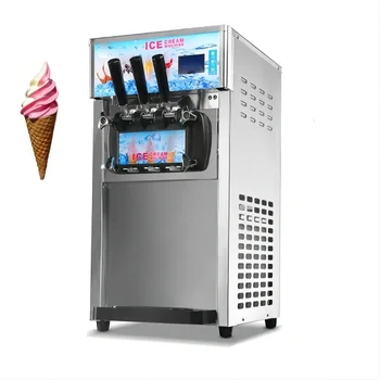 18 L/H / 4.75 Galón/H Troch chuť Commercia Mrazené Ice Cream Stroj 110V CFR po MORI