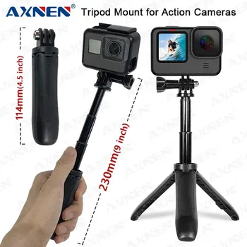 Závit pre statív Selfie Stick Rozšíriteľný Monopod pre Gopro Hero AXNEN SJCAM Xiao YI Akciu, Fotoaparát Mini Ručné Prenosné Monopod