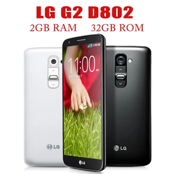 Pôvodné Odomknúť LG G2 D802 Smartphone 5.2
