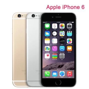 Originálny Apple iPhone 6 Odomknutý Dual Core 4.7 palcový IOS 16/64/128 GB ROM 1.4 GHz 8MP 3G, 4G LTE Používa Odtlačok Mobile Mobilný Telefón