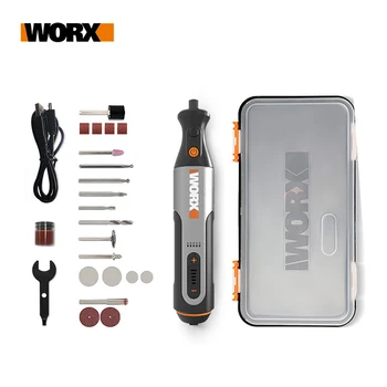Worx 4V/8V Rotačný Nástroj, USB Nabíjačka, WX106/WX750 Cordless Mini Rytie Brúsenie, Leštenie Variabilná Rýchlosť náradie+ACC