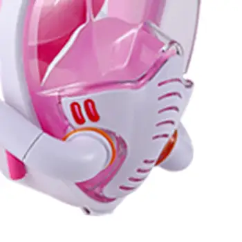 Šnorchel, Maska Plnú Tvár Šnorchlovanie Potápačská Maska s Panoramatický 180 Ružová L