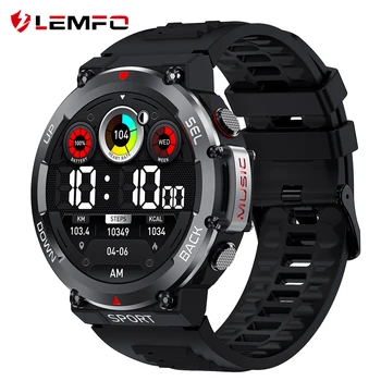 LEMFO Smart Hodinky Mužov, vodotesný IP68 Bluetooth Hovor športové hodinky 400mah LF33 smartwatch NFC PK T-Rex 2 1.39 Palcový 360*360 HD