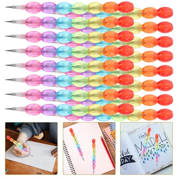 16 Ks Farby Vajcia Multi-používať Ceruzky Deti Party Láskavosti Rozkošný Dobroty Taška Výplň Zábavné Plastové Svetlé Narodeniny Batoľa