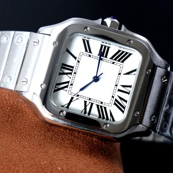 MINUTETIME Luxusné Obchodné 38mm NH35 pánske Hodinky z Nerezovej Ocele Sapphire Crystal Automatické Mechanické Náramkové hodinky Vodotesné