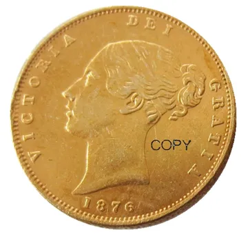 UK Súbor(1839-1884)-s 12pcs Queen Victoria Mladých Hlavu Zlaté Mince Veľmi Zriedkavé Polovicu Štátneho Die Kópiu Mince