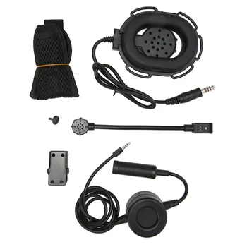 3,5 mm Walkie Talkie Headset Potlačením Hluku Nastaviteľný Mikrofón 2 Spôsob Rádio Slúchadlá s Nepremokavé PTT Adaptér nové