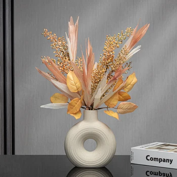 Keramické Vázy, Dekorácie Tvorivé Tabuľka Floret, Obývacia Izba, Vstupná Dekorácie Simulácia Sušené Kvety Nastaviť