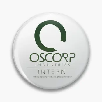 Oscorp Priemysel Intern Soft Tlačidlo Pin Brošňa Darček Šperky, Oblečenie Golier Zábavné, Roztomilé Klobúk Cartoon Creative Móde Odznak Ženy