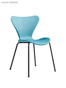 Nordic domácnosť svetlo luxusné jedálenské stoličky prenosné stolice moderný minimalistický ekonomiky čisté červené dievča spálňa operadlo stoličky make-up