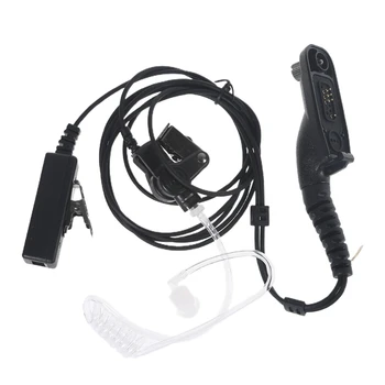 D63H Walkie-talkie vzduchovod Headset Anti-žiarenia pre Motorola X-PR 7350 X-PR 6350 6550 1,5 m /59.06 palec