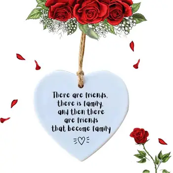 Valentines Srdce Prívesok Prenosné 2D Nádherné Akryl Srdce Remesiel Multifunkčné Valentína Ozdoby Opakovane Dovolenku