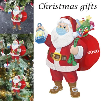 Vianočný Stromček Visí Santa Ozdoby 1/3/5 ks Živice Dar-dávať Santa Claus, Vianočné Prívesky na Vianoce Rodinnú Dovolenku Strany