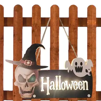 Ghost Vence Na Dvere Halloween Znaky Pre Dvere Tekvica Prívesok Nie Je Ľahko Deformovaný Ľahko Vyzdobiť Pre Domáce Verandu
