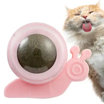 Mačka Catnip Hračka Šnek-Tvarované Hračky Mačka Jedlé Gule Catnip Lopty Pre Mačky Čistenie Zubov A Chráni Žalúdok
