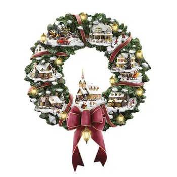 Vianočný Veniec Stenu Vianočné Dvere, Okenné Dekorácie Nový Rok 2023 Domova Stenu, Tapety Vianočné Samolepky