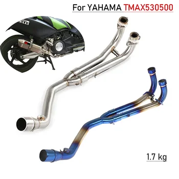 tmax 500 Motocykel, výfukové systémy Upravené Na Yamaha T-MAX 500 T-MAX 530 51mm motocykel výfukových Predné Prepojenie Potrubia