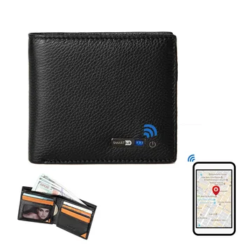 Smart Peňaženky Módne Peňaženky Bluetooth GPS Tracker Darček pre Deň otcov Slim Kreditnej Karty Držiteľ Cartera Hombre Tarjetero Peňaženky