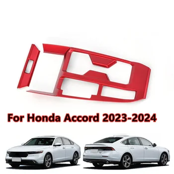 2KS/Set ABS Červená Konzoly Radenie Panel Výbava Kryt Pre Honda Accord 2023 2024