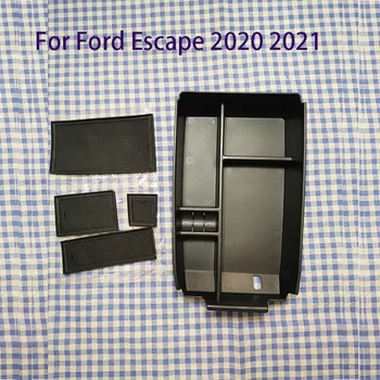 Pre Ford Escape 2020 2021 Auto Stredovej Konzoly Opierke Úložný Box Organizátor Zásobník Na Príslušenstvo