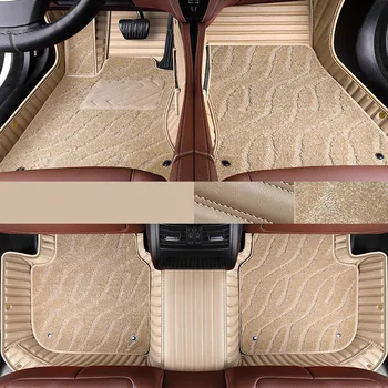 Najlepšia kvalita! Vlastné špeciálne auto podlahové rohože pre Mercedes Benz EQB 5 sedadiel 2023 odolné dvojité vrstvy koberce pre EQB 2024-2022