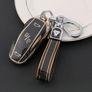 TPU Kľúča Vozidla Kryt Chránič Prípade Tesla Model S/Model 3/Model Y