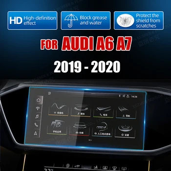 screen protector pre Audi A6, A7 2019 2020 auto multimediálny systém dotykový displej 9H tvrdené sklo ochranný film displeja