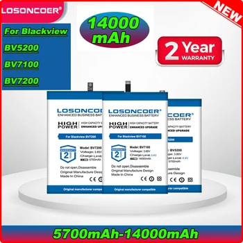 LOSONCOER 5700mAh-14000mAh Pre Blackview BV5200 BV7100 BV7200 Batérie