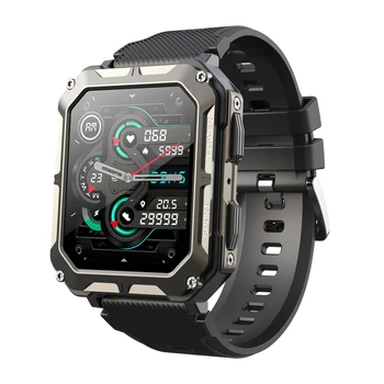 C20pro Smart hodinky Vodotesné IP68 Ženy smartwatch pre mužov Kalkulačka Bluetooth Hovor Športové hodinky Android iOS Fitness Tracker