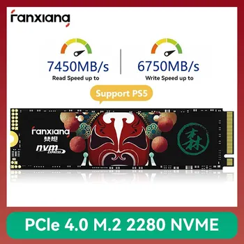 Fanxiang 7400MB/s SSD NVMe M. 2 2280 2TB 1 TB Interné ssd Pevný Disk PCIe4.0x4 2280 SSD Disk pre PS5 Notebook Ploche