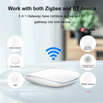 Tuya Zigbee 3.0/WS Smart Bránou Hub Multi-model Inteligentného domu Most Bezdrôtové Diaľkové ovládanie Práce s Alexa Domovská stránka Google