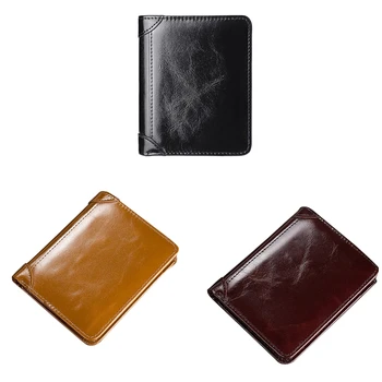 RFID Blokovanie Kožené Peňaženky pre Mužov Mince Vrecku Vintage Kreditnej Karty Držiteľ