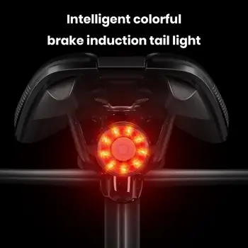 Nabíjačku mobilného Telefónu pre Bicykle Drop-odolné Koleso zadné Svetlá na Bicykel zadné Svetlá Automatické Brzda Snímanie Ipx6 Vodotesný Led