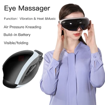 Malé manuálne tepla masáž očí navi rod vibračná masáž očí