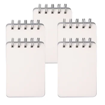 5 Ks Memo Podložky Tvorivé Poznámkový Blok Mini Špirála Notebook, Prenosné, Jednoduché Scratchpads Office Zápisníky