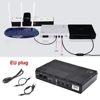 Mini Prenosné UPS Router 5V 9V 12V záložných zdrojov Napájania pre WiFi, Router Veľkú Kapacitu Zálohovania Napájania Ups, Záložné